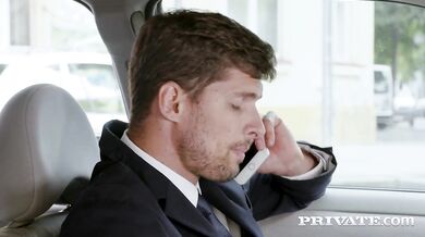 Businessman finds peace in his wife's pussy