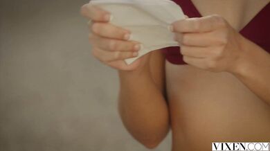 Foreplay in the garden pool