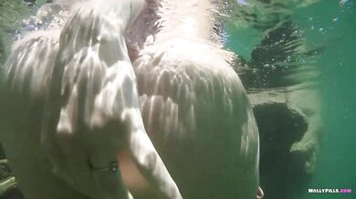 Anal sex near the lake with perfect Molly Pills