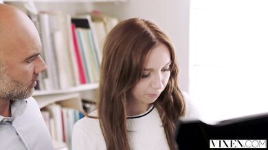 Piano teacher gets lucky enough to fuck a young Russian student