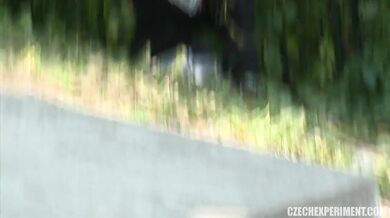 Czech pornstar asks random people off the street to fuck her