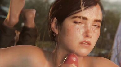 Deepthroat and facial in 3D realistic animation