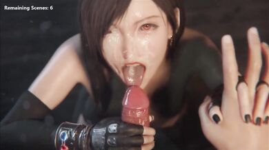 Deepthroat and facial in 3D realistic animation