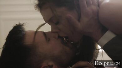 Naughty young chick flirts with her best friend's father