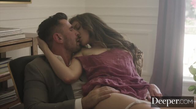 Naughty young chick flirts with her best friend's father