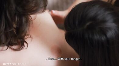 Mistress and two submissive lesbians