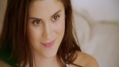 Two Czech pornstars anally fucked by a muscular man