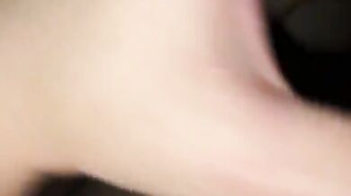 Amateur hairy petite gets cum on titties