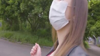 Veřejné šoustání s maskou proti corona viru