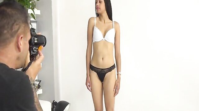 Czech babe at the casting