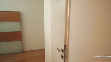 Two horny colleagues share my hard cock and take turns blowing and riding it!