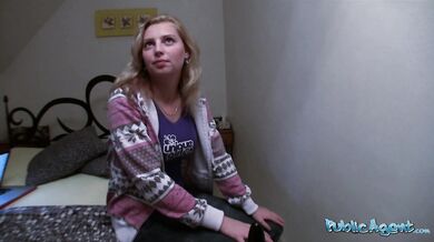 Blushing amateur looked so nervous but loved every inch