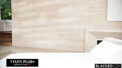 Curvy Blonde Beauty Savannah Bond Gets BBC Spit-Roasted In First Blacked Appearance