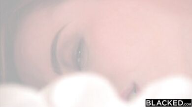 Petite Redhead Lottie Magne And Sexy Blonde Lolly Small Take On Two Huge BBCs