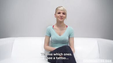 Juicy amateur pussy at casting