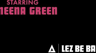 LEZ BE BAD - Horny Chanel Camryn and Ameena Green have raw orgasms with fingering and scissoring