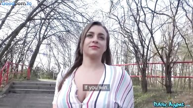 Josephine Jackson shows her big tits and fucks for money