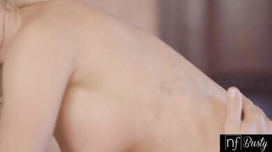 Charming blonde Isabelle Deltore seduces her boyfriend with her sexy dance