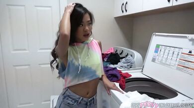 Getting early access to her tight pussy