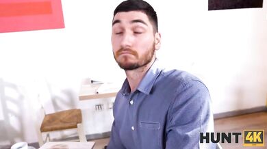 HUNT 4K - Girl does it with Raul Costa to help her boyfriend
