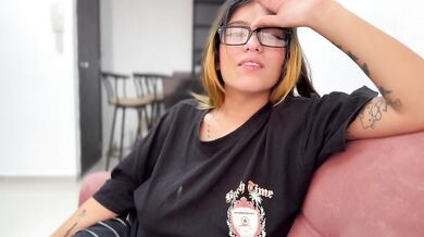 My stepbrother's girlfriend begs me to fuck her hard because she doesn't feel him the way she feels me