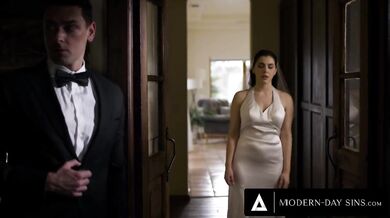 Bridesmaid fucks Italian bride Valentina Nappi on her wedding day