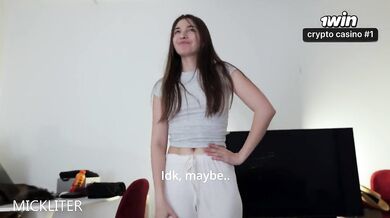 When she saw my dick, she made a wish to suck me off