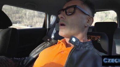 Czech Zeyne P fucked in car!