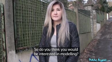 Painfully cute blonde teen gets creampie