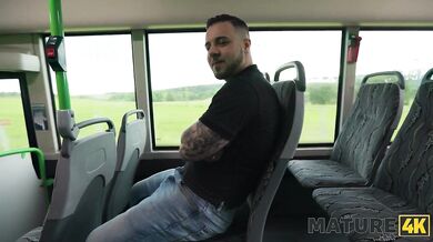 Jumping on a cock in the bus