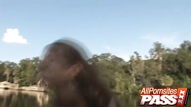 Backseat Dildo Fucking With Candy