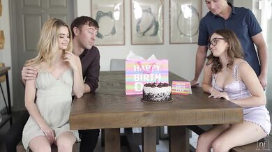 Leana Lovings And Molly Little In Spicy Foursome