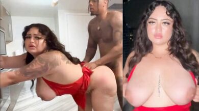 Horny brunette MILF gets her big tits and ass pounded hard in a club