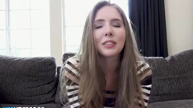 Busty real estate agent Lena Paul gets my hard cock as a tip