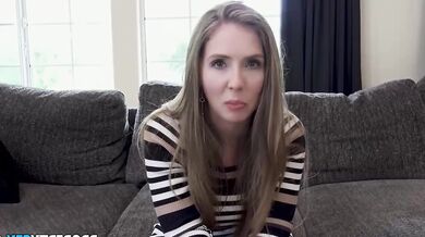 Busty real estate agent Lena Paul gets my hard cock as a tip