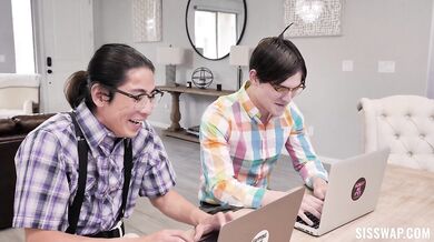 Two Very Good Girls Fuck Two Horny Guys