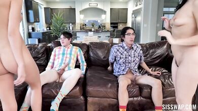 Two Very Good Girls Fuck Two Horny Guys