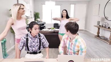 Two Very Good Girls Fuck Two Horny Guys