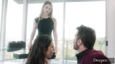 Autumn Falls a Bunny Colby mají své velké kozy a pusy nacpané tvrdým pérem