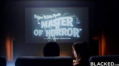 Demi's tight blonde pussy takes on a BBC in interracial action