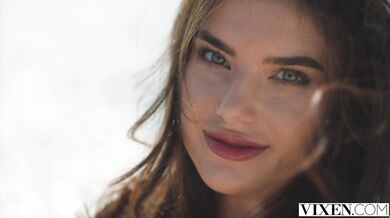 Shy Brunette Stefany Loses Control Over Her Lingerie And Blows Alberto Blanco