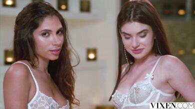 Christian Clay & Stefany Kyler seduce shy bestie with small tits in hot threesome