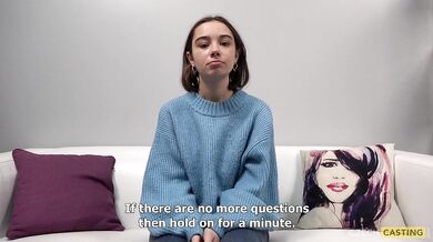 Petite Czech babe Uliana 2526 gives a steamy homemade audition