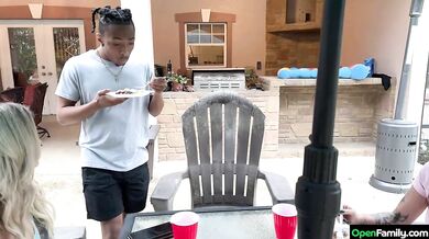 Sexy Maria May Gets A Pounding By Two Big Black Cocks