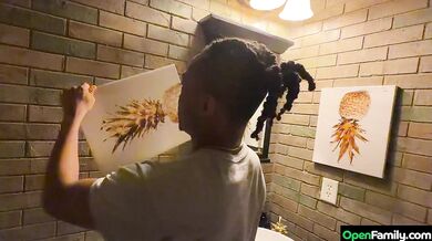 Blonde Bombshell Anastasia Shades Fuck In An Open Family