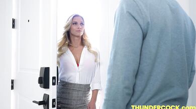 Sexy Blonde Lani Rails Takes Some BBC Bullying So Her Husband Doesn't Lose His Job