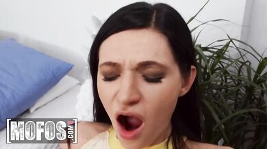 MOFOS - Arian Joy's Wet Pussy Collides With Jordi's Big Cock Resulting In A Big Sloppy Mess - Lina Napoli