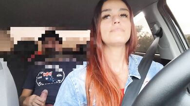 App driver catches passenger masturbating from behind!