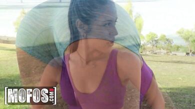 Catalina Ossa Gets Dirty With Scott Nails’ Rock Hard Dick During Their Workout Session