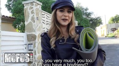 Bella Rico Takes A Public POV Pounding And Gets Her Shaved Pussy Filled With Creamy Cum